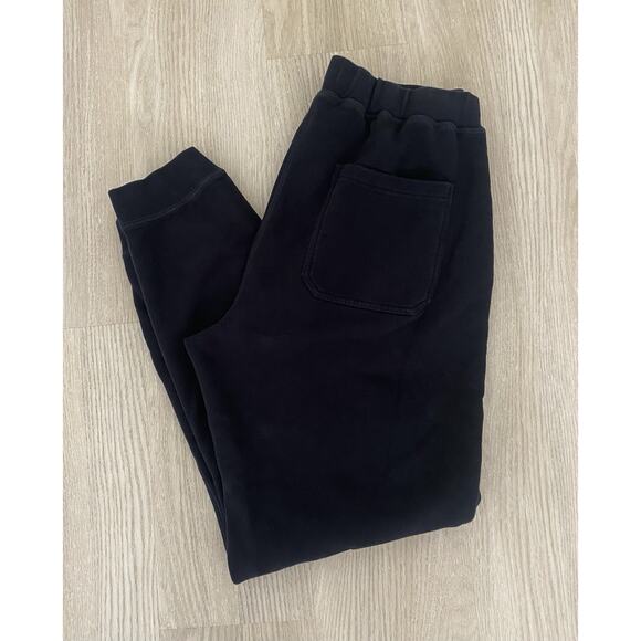 Sunspel Loopback Mens Black Jogger Sweatpants XL Quiet Luxury Loungewear - Picture 8 of 13